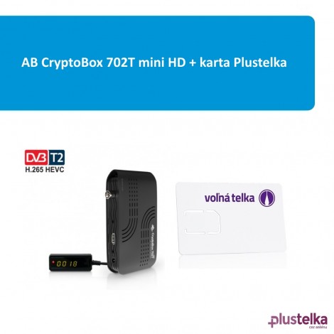 AB CryptoBox 702T mini + karta Plustelka
