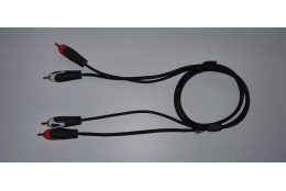 Kvalitný stereo audio kabel 2x cinch , RCA, 1m
